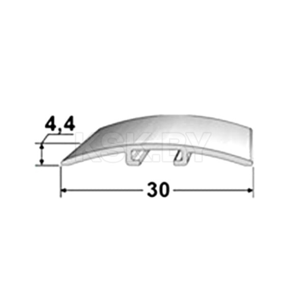 Порог алюминиевый ПД 02 1,80 м дуб беленый  (R002667) 