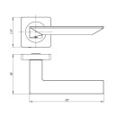 Ручки дверные Inerta FZ-14-245 BL (ELC0001162581) 
