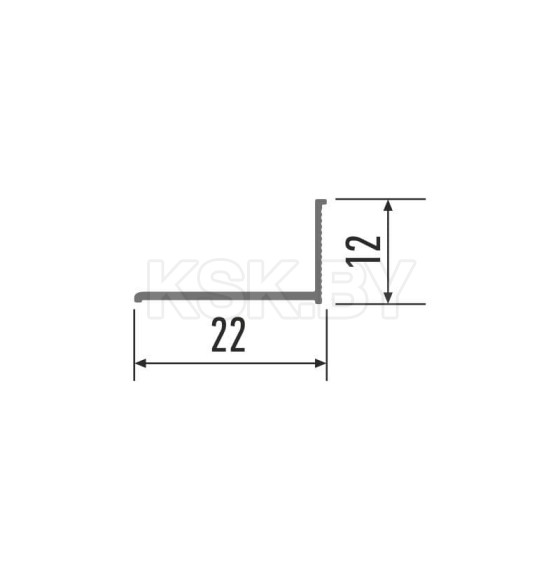 Порог алюминиевый КТМ 2212-717К 0,9м дуб глина (2212-717К) 