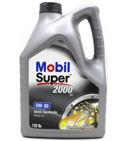 Масло моторное Mobil Super 2000 X1 5W-30  полусинт. 5л.