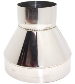 Насадка Верхняя конус d150/250мм;  AISI430-0,5/0.5мм