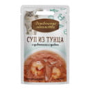 Суп из тунца с креветками и крабом "Деревенские лакомства" конс. д/кошек, пауч 35г (74501186) 