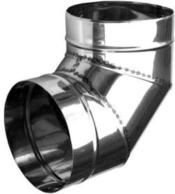 Колено 90гр. d115мм;  AISI430-1,0мм