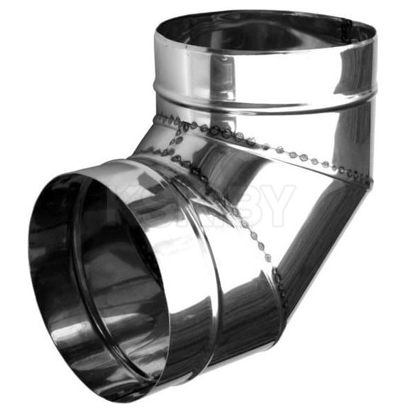 Колено 90гр. d115мм;  AISI430-1,0мм
