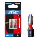 Бита PH 2x 25 мм Impact GRAFF (2шт.) (50225) 