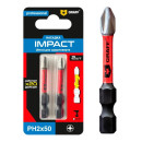 Бита PH 2x 50 мм Impact GRAFF (2шт.) (50250) 