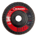 Круг лепестковый шлифовальный 125х22.23 мм P120 Power Okinawa 2023-125-120P-PS (2023-125-120P-PS) 