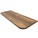 Заготовка щитовая мебельная с радиусами Дуб экспресив бронзовый 600х290х16мм