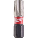 Бита TORX TX BO10х25мм ударная Milwaukee Shockwave (2 шт.) (4932471580) 