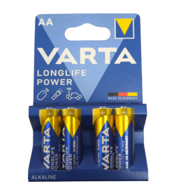 Батарейка AA LR6-4BL 1.5V (упак. 4 шт) Varta Long Power