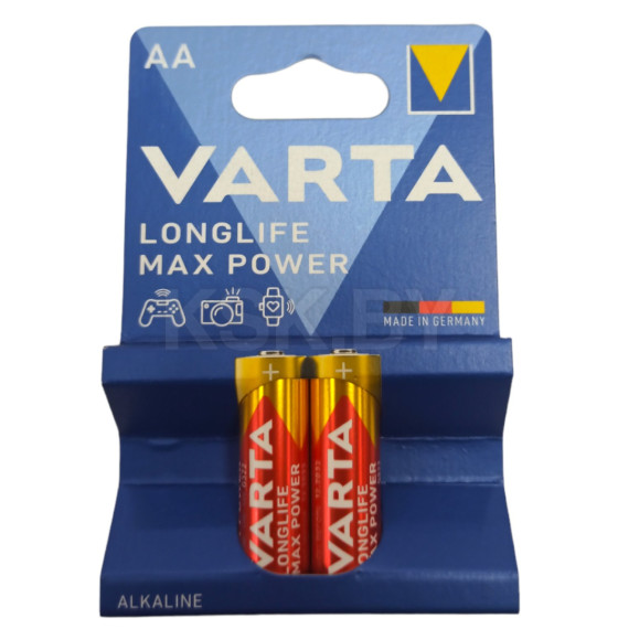 Батарейка AA LR6-2BL 1.5V (упак. 2 шт) Varta Long Life Max (4706101412) 