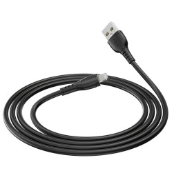 Кабель USB BOROFONE BX51 Triumph USB - Lightning 2.4А 1м. черный