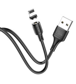 Кабель USB HOCO X52 Sereno USB - Lightning 2А 1м. черный с магнитным выходом