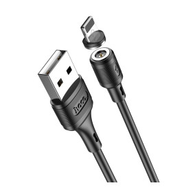 Кабель USB HOCO X52 Sereno USB - Lightning 2А 1м. черный с магнитным выходом