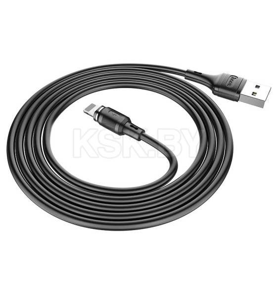 Кабель USB HOCO X52 Sereno USB - Lightning 2А 1м. черный с магнитным выходом (X52 Sereno) 