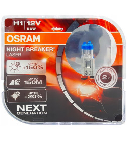 Автолампа  64150NL-HCB Night Breaker (H1) 55W 12V P14.5S OSRAM