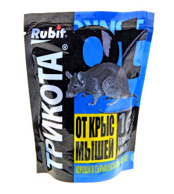 Парафиновые брикеты от крыс и мышей ТриКота Rubit, 160г