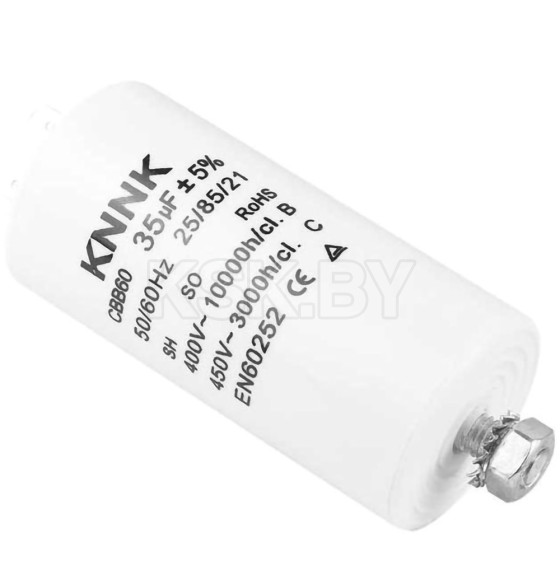 Конденсатор пусковой LXKONN030, переменного тока 35uF/450V AC KNNK (LXKONN030) 