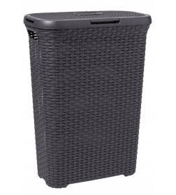 Корзина бельевая Laundry hamper 40L, Тёмно-серый Curver 193013