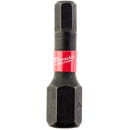 Бита HEX 4х25мм ударная Milwaukee Shockwave (2 шт.) (4932430895) 