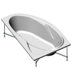 Ванна акриловая угловая 160х105 см Vento Spa Nika  левая 