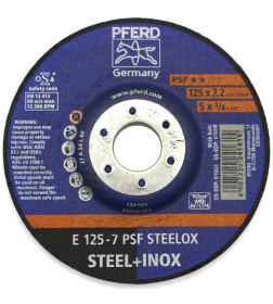 Круг обдирочный PFERD Е 125-7 PSF STEELОХ