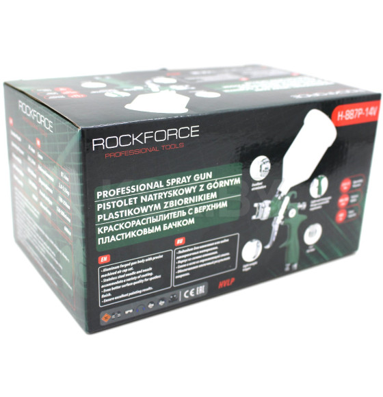 Краскопульт Rock FORCE RF-H-887P-14V (RF-H-887P-14V) 