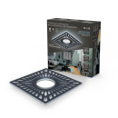 Встраиваемый светильник BL126 GU5.3, LED 3Вт 4000K Черный Gauss Backlight (BL126) 