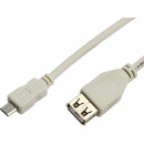 Кабель micro USB (male) - USB-A (female) 0.2 м REXANT 18-1161 (18-1161) 