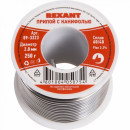 Припой с канифолью  250 гр. d=2.0 мм (Sn60 Pb40 Flux 2.2%)  REXANT (09-3323) 