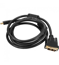 Кабель HDMI - DVI-D с фильтрами 2 метра GOLD REXANT 17-6304