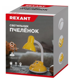 Светильник "Пчеленок" Е27 60 Вт (цвет подсолнух) REXANT 603-1014