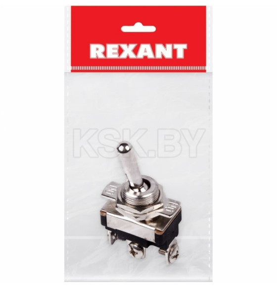 Тумблер 220V 10А (3c) ON-OFF-ON однополюсный  Mini  REXANT (36-4311) 