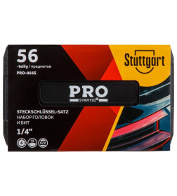 Набор головок и бит 56пр. 1/4" PRO STARTUL STUTTGART