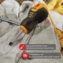 Отвертка плоская SL6х40 мм Rexant 12-4725 (12-4725) 