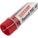 Припой с канифолью ПОС-40 REXANT, 10 г, Ø1.0 мм, (олово 40%, свинец 60%), колба (09-3100) 