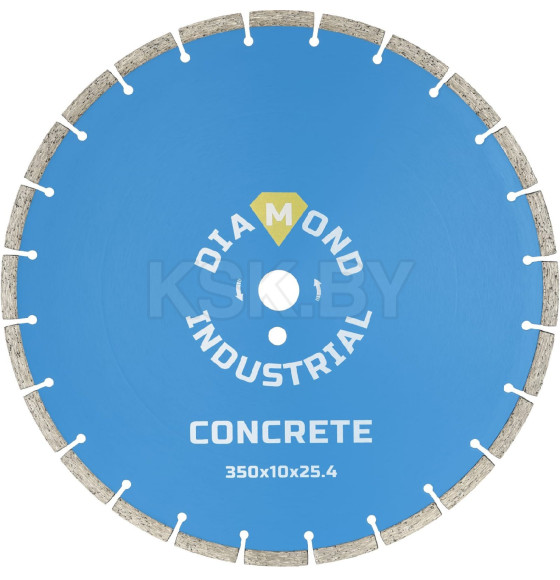 Диск алмазный сегментный по бетону 350*25,4 Diamond industrial (DIDC350) 