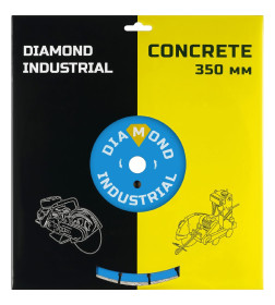 Диск алмазный сегментный по бетону 350*25,4 Diamond industrial