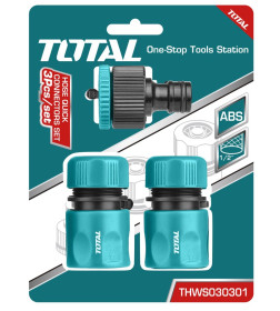 Набор соединителей садовых 1/2" TOTAL THWS030301 (3 шт)