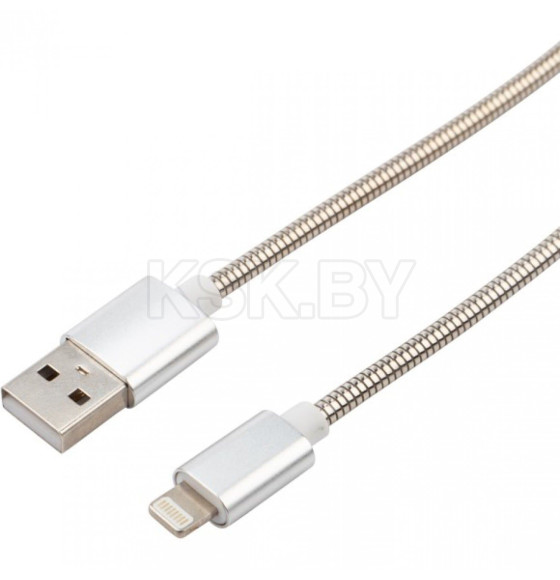 Кабель USB-Lightning 1 м 2 A матовая сталь REXANT (18-7057) 