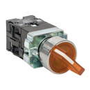 Переключатель BD33 3P c желтой подсветкой 230В NO EKF PROxima (xb2-bk33-y-230) 