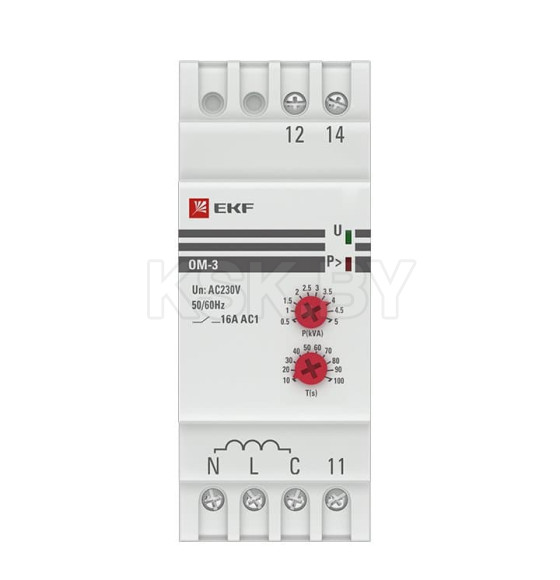Ограничитель мощности ОМ-3 EKF PROxima (rel-pl-3) 