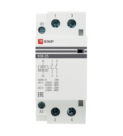 Контактор модульный КМ 25А 2NО (2 мод.) EKF PROxima