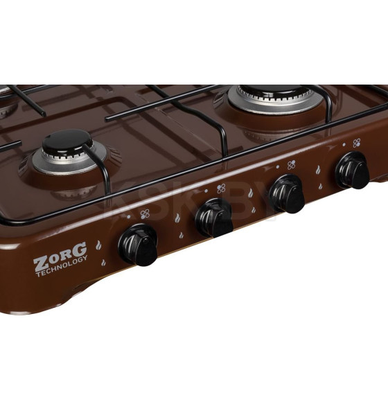 Плита газовая настольная ZorG Technology O 400 brown (O 400 BR) 