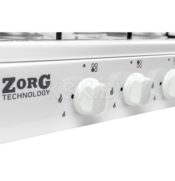 Плита газовая настольная ZorG Technology O 400 white (O 400 WH) 