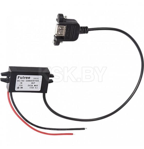 Адаптер DC 12V - USB-A 5V 3A REXANT 16-0601 (16-0601) 