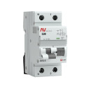 Дифференциальный автомат DVA-6 1P+N 20А (C) 30мА (AC) 6кА EKF AVERES (rcbo6-1pn-20C-30-ac-av) 