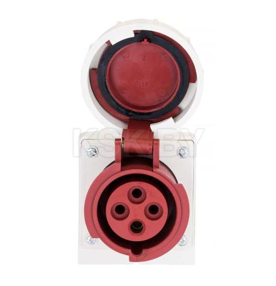 Розетка стационарная наружная 1142 3Р+РЕ 16А 380В IP67 EKF PROxima (ps-1142-16-380) 