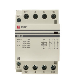 Контактор модульный КМ 40А 2NО+2NC (3 мод.) EKF PROxima