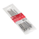 Хомут AISI 304 из нержавеющей стали, 4.6x150 (10 шт.) FlexLock PROxima (plc-fl-tss-304-4.6x150-r) 